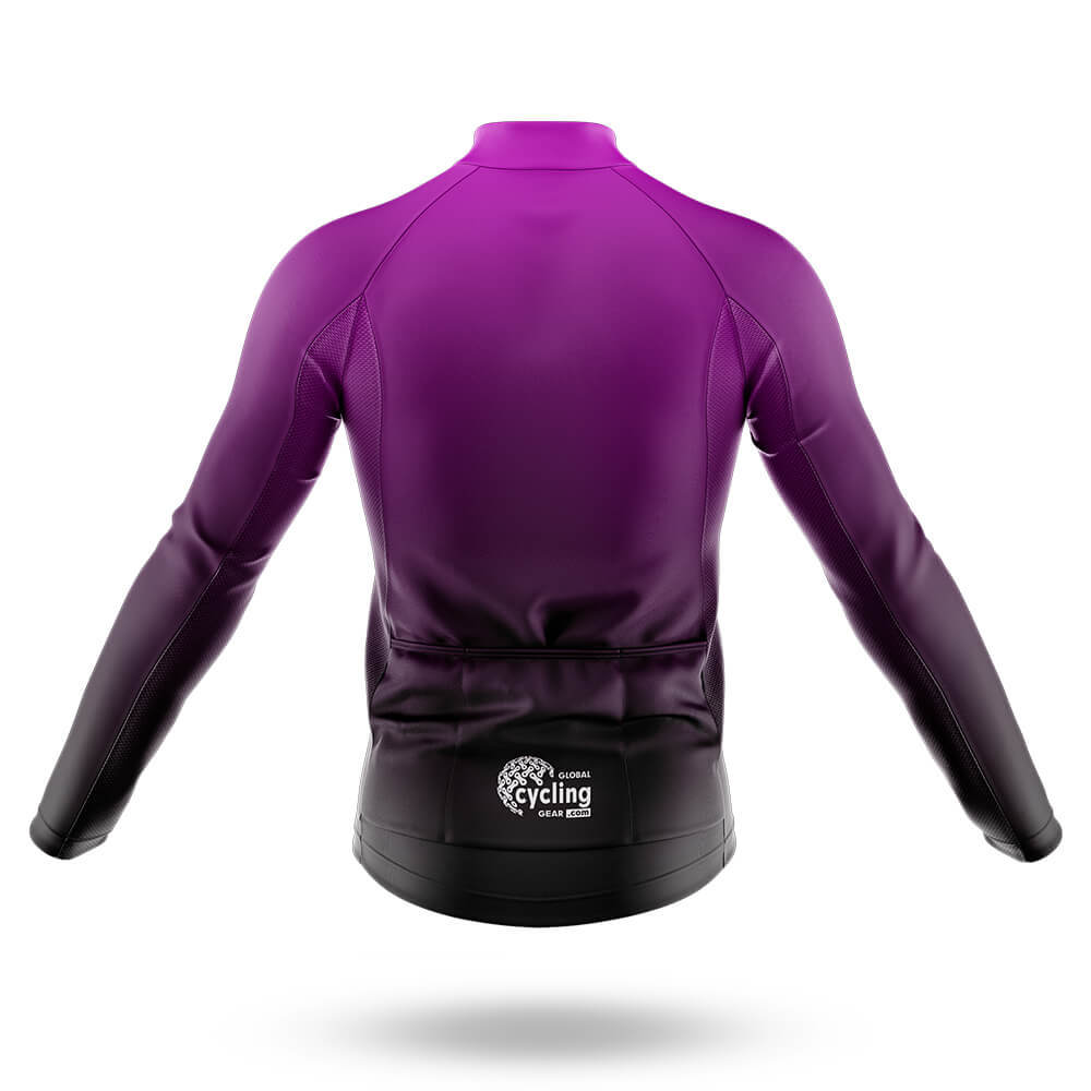 Violet Gradient - Men's Cycling Kit-Full Set-Global Cycling Gear