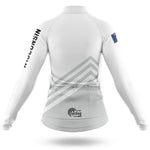 Wisconsin S4 White - Women - Cycling Kit-Full Set-Global Cycling Gear