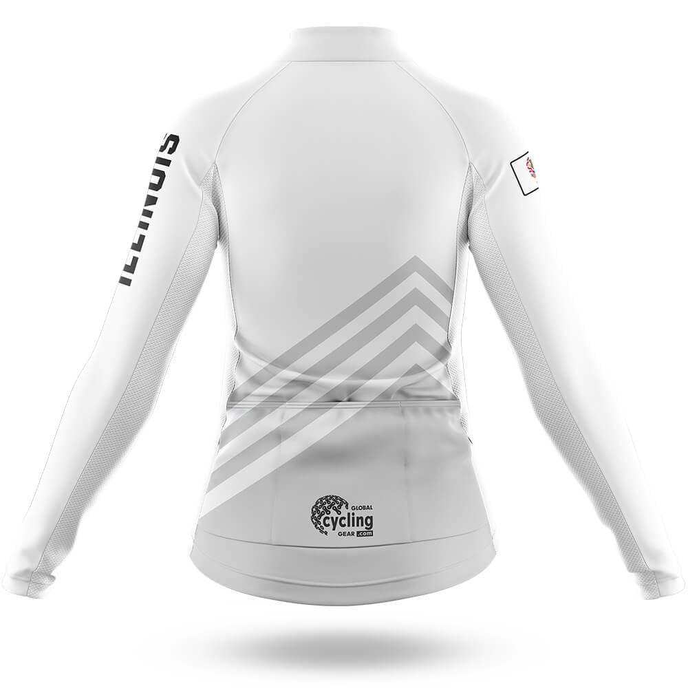 Illinois S4 White - Women - Cycling Kit-Full Set-Global Cycling Gear