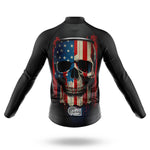 American Flag Skull - Men's Cycling Kit - Global Cycling Gear