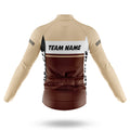 Custom Team Name M1 Brown - Men's Cycling Kit-Full Set-Global Cycling Gear