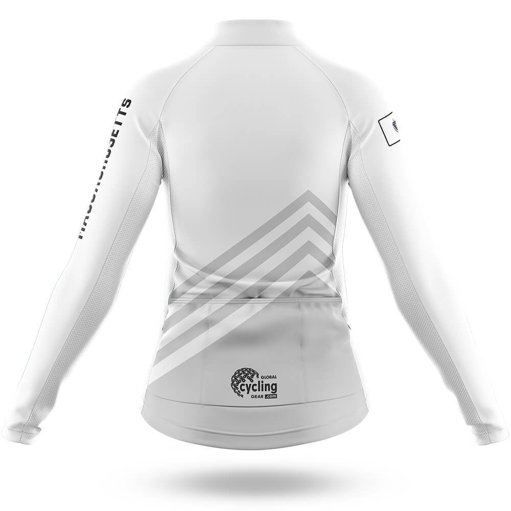 Massachusetts S4 White - Women - Cycling Kit-Full Set-Global Cycling Gear