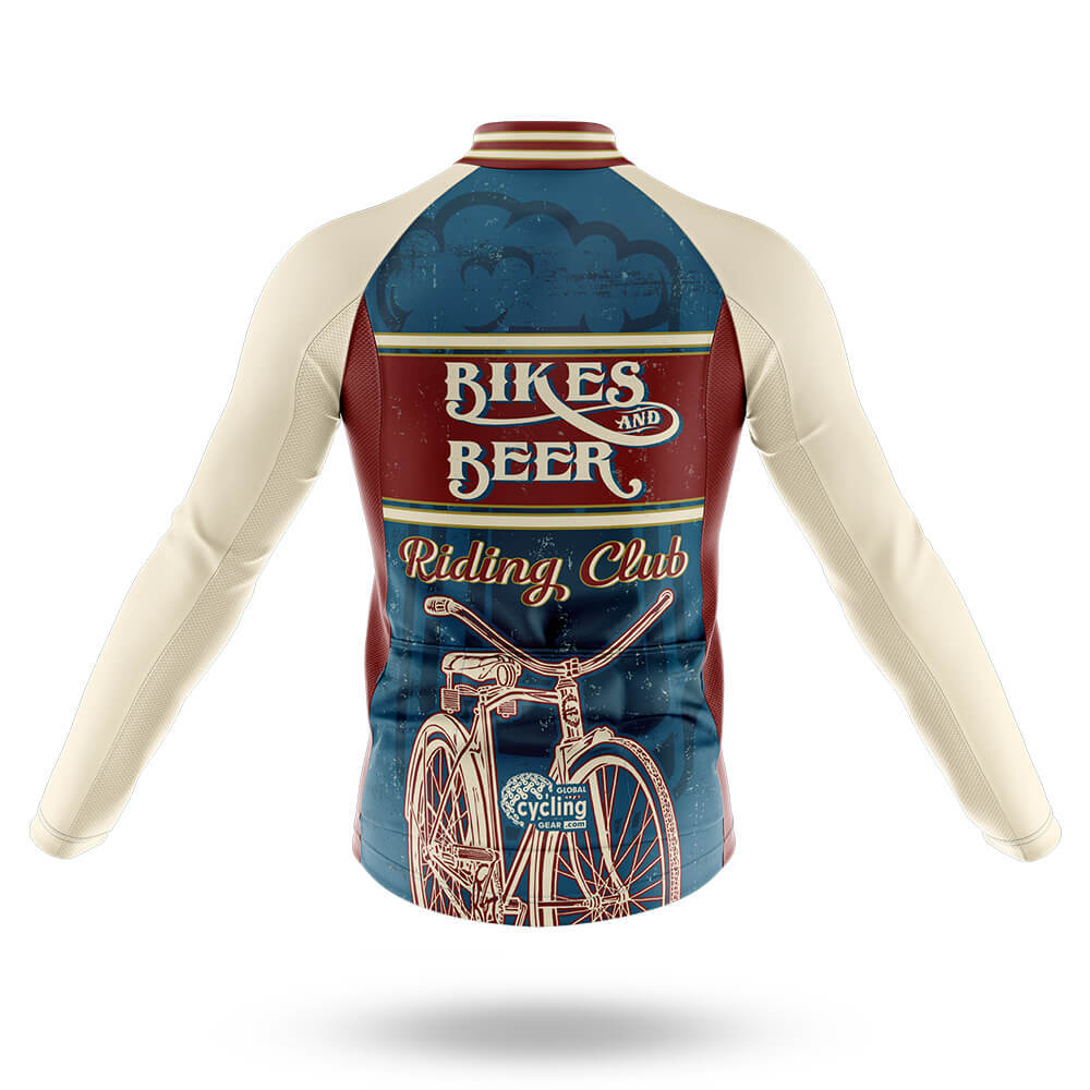 retro cycling gear Retro Beer Riding Club Vintage V2