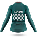 Custom Team Name M7 Green - Women's Cycling Kit-Full Set-Global Cycling Gear