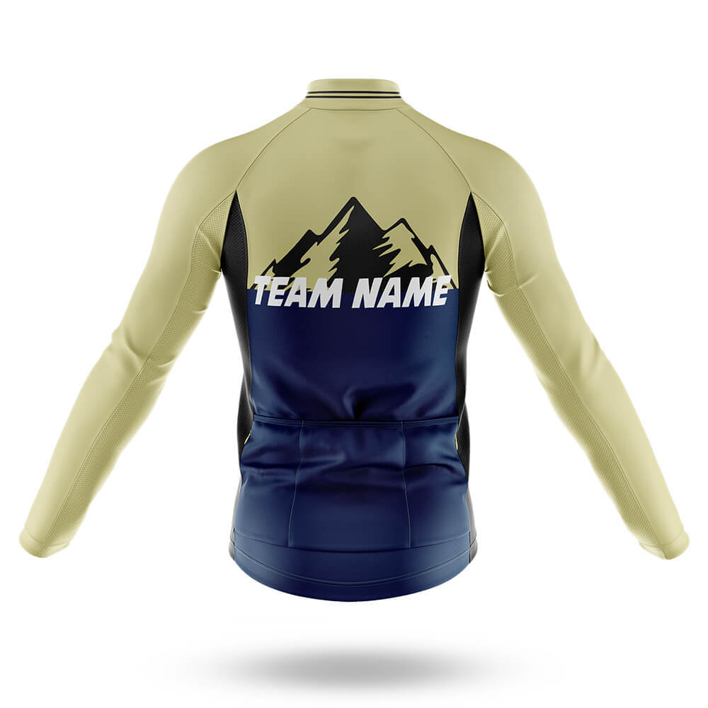 Custom Team Name V3 Navy - Men's Cycling Kit-Full Set-Global Cycling Gear