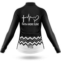 Faith Hope Love - Women - Cycling Kit-Full Set-Global Cycling Gear