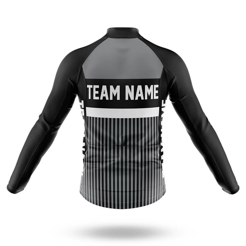 top gear m6 Custom Team Name M6 Grey - Men's Cycling Kit