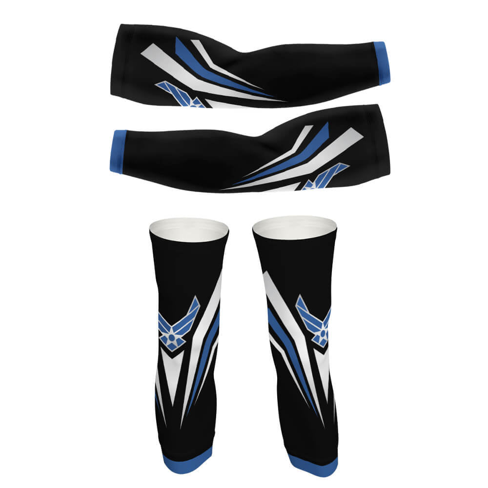 Air Force - Arm And Leg Sleeves - Global Cycling Gear