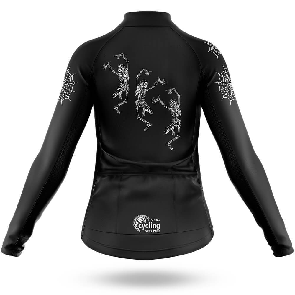 Skeletons Dancing - Women's Cycling Kit-Full Set-Global Cycling Gear