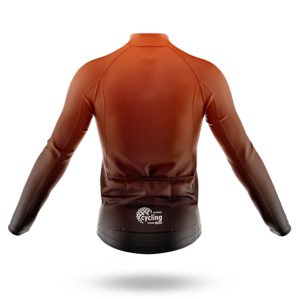Orange Gradient - Men's Cycling Kit-Full Set-Global Cycling Gear