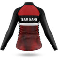 Custom Team Name M6 Red - Women's Cycling Kit-Full Set-Global Cycling Gear