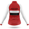 Custom Team Name M2 Red - Women's Cycling Kit-Full Set-Global Cycling Gear