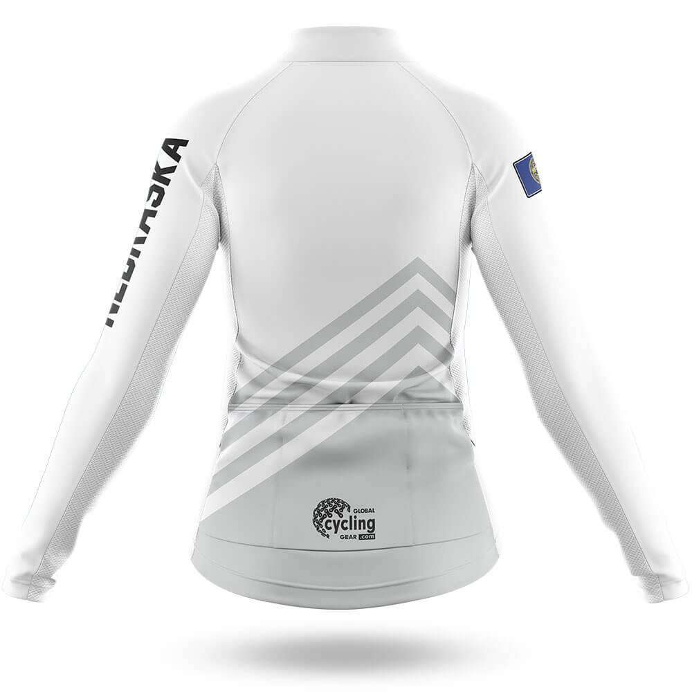 Nebraska S4 White - Women - Cycling Kit-Full Set-Global Cycling Gear