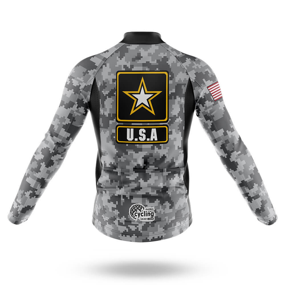 Grey Camo U.S.A - Men's Cycling Kit-Full Set-Global Cycling Gear