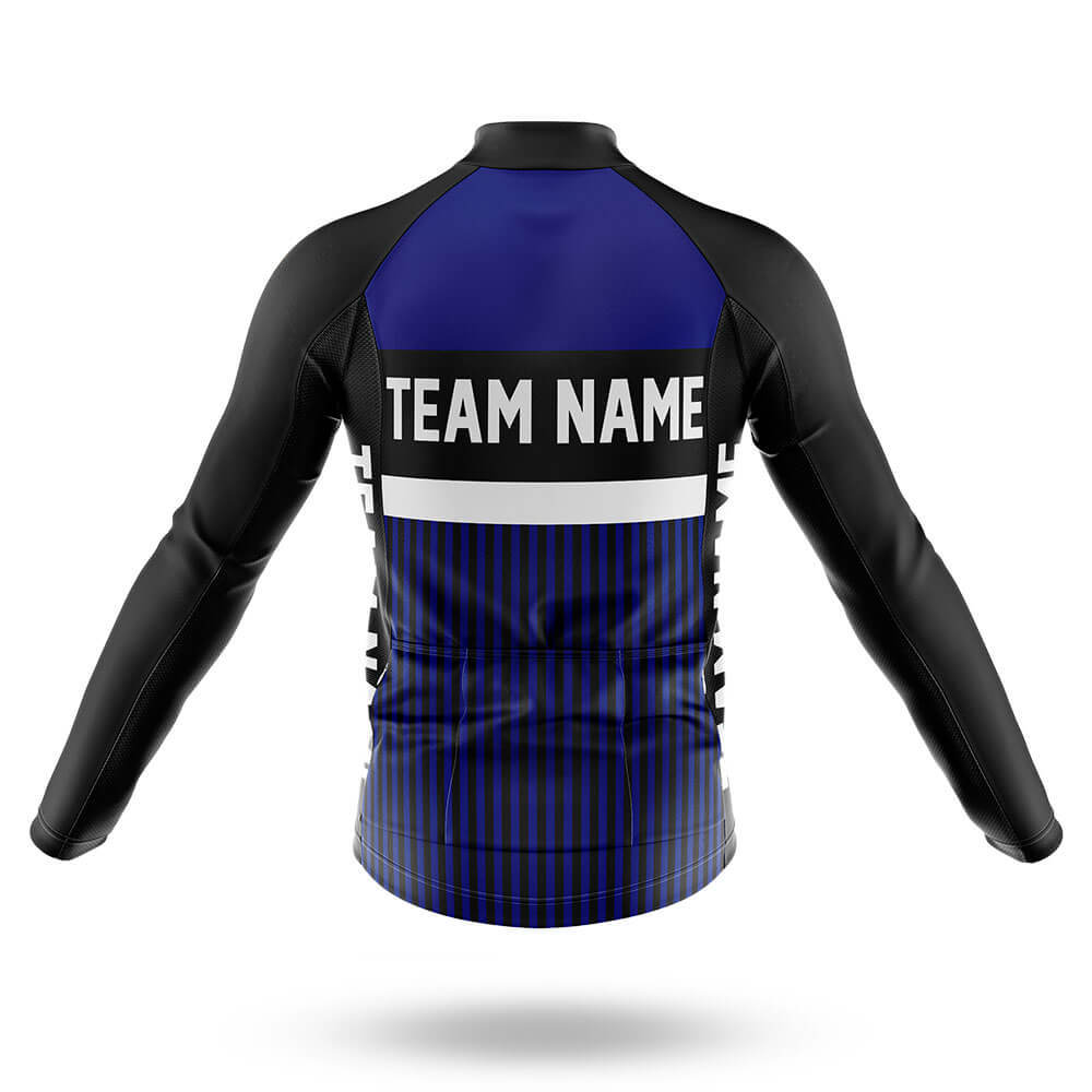 Custom Team Name M6 Navy - Men's Cycling Kit-Full Set-Global Cycling Gear