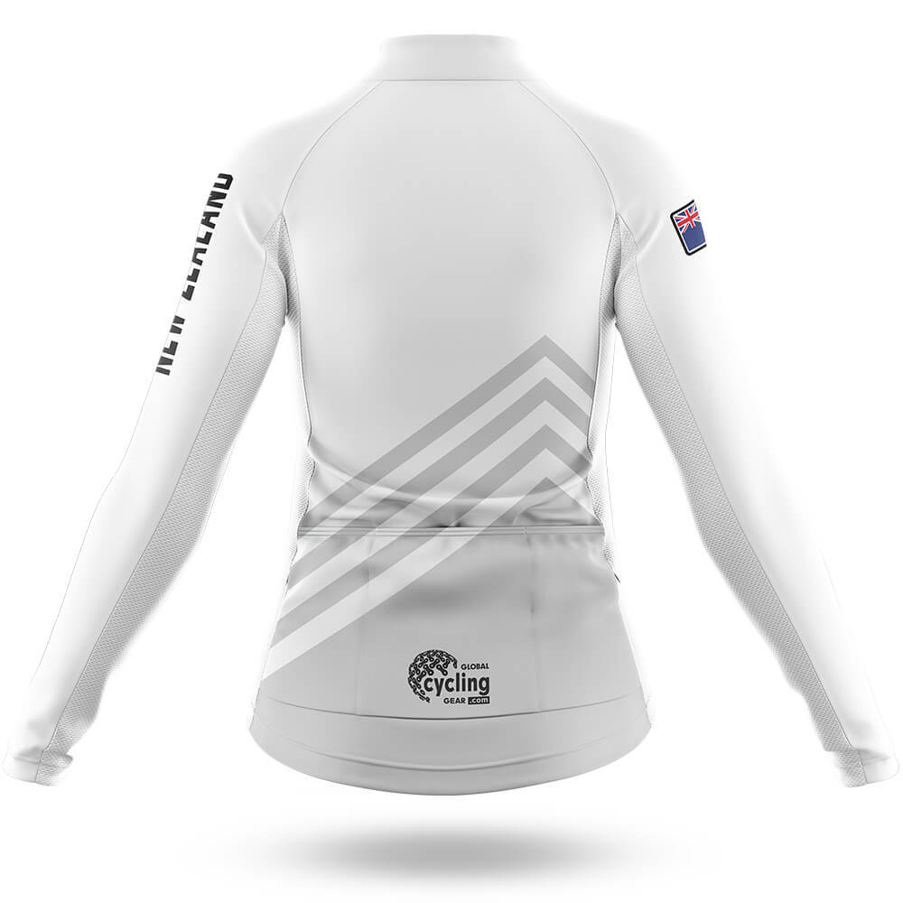 New Zealand S5 White - Women - Cycling Kit-Full Set-Global Cycling Gear