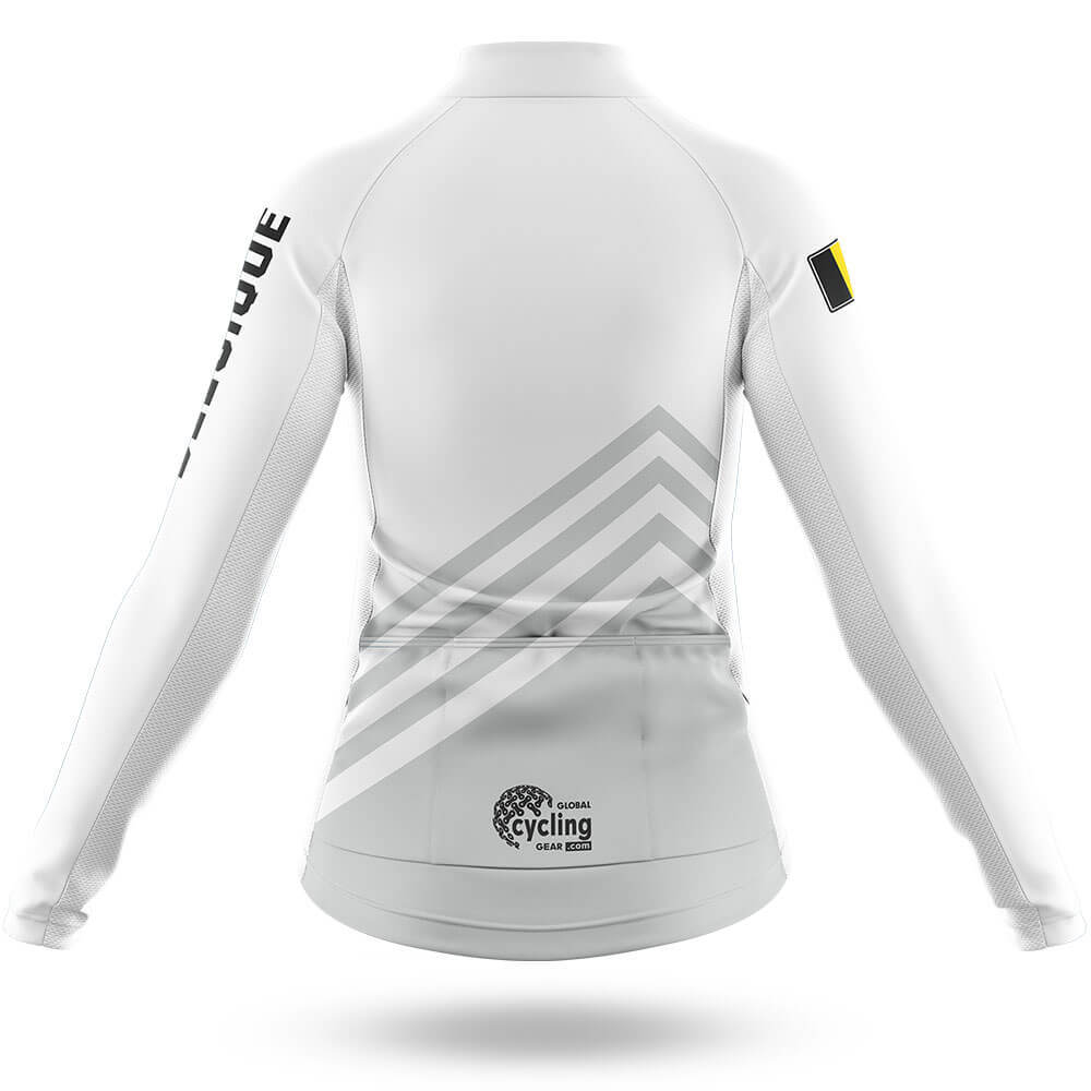 Belgique S5 White - Women - Cycling Kit-Full Set-Global Cycling Gear