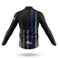 Thin Blue Line V4 - Men's Cycling Kit-Full Set-Global Cycling Gear