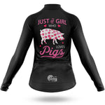 Love Pigs - Women - Cycling Kit-Full Set-Global Cycling Gear