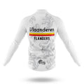 Vlaanderen (Flanders) - White - Men's Cycling Kit-Full Set-Global Cycling Gear