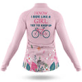 Like A Girl V4 - Women - Cycling Kit-Full Set-Global Cycling Gear