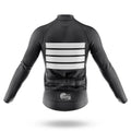 Retro Four Stripes - Black - Men's Cycling Kit-Full Set-Global Cycling Gear