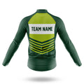 Custom Team Name V20 Green - Men's Cycling Kit-Full Set-Global Cycling Gear