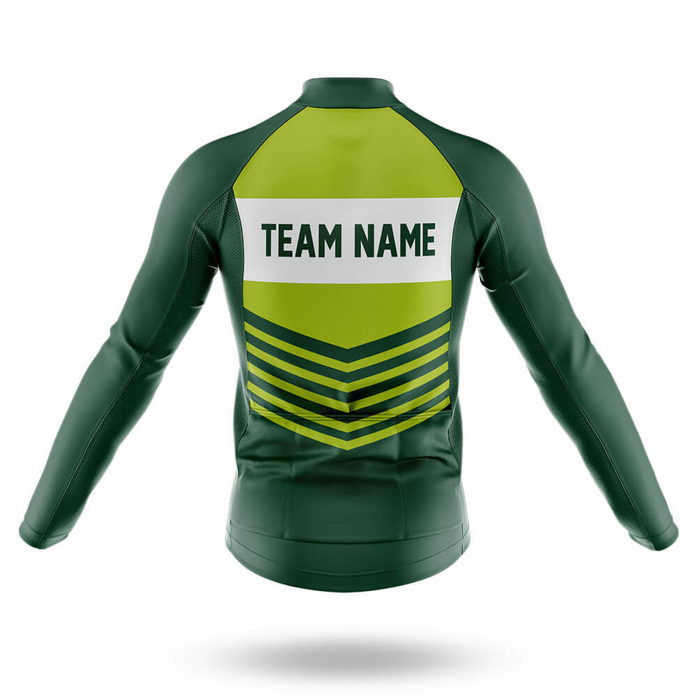 Custom Team Name V20 Green - Men's Cycling Kit-Full Set-Global Cycling Gear