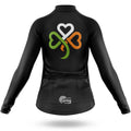 Ireland Clover Hearts - Women's Cycling Kit-Full Set-Global Cycling Gear