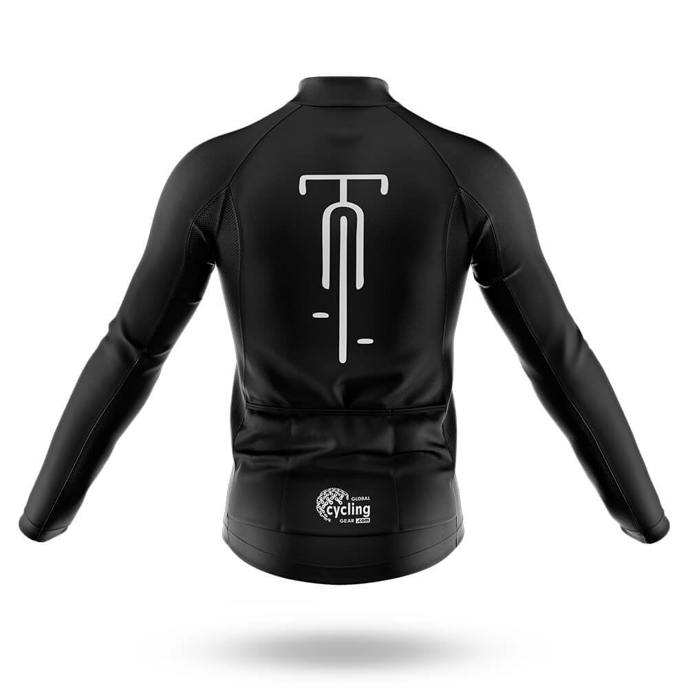 Minimal Retro Bike - Men's Cycling Kit-Full Set-Global Cycling Gear