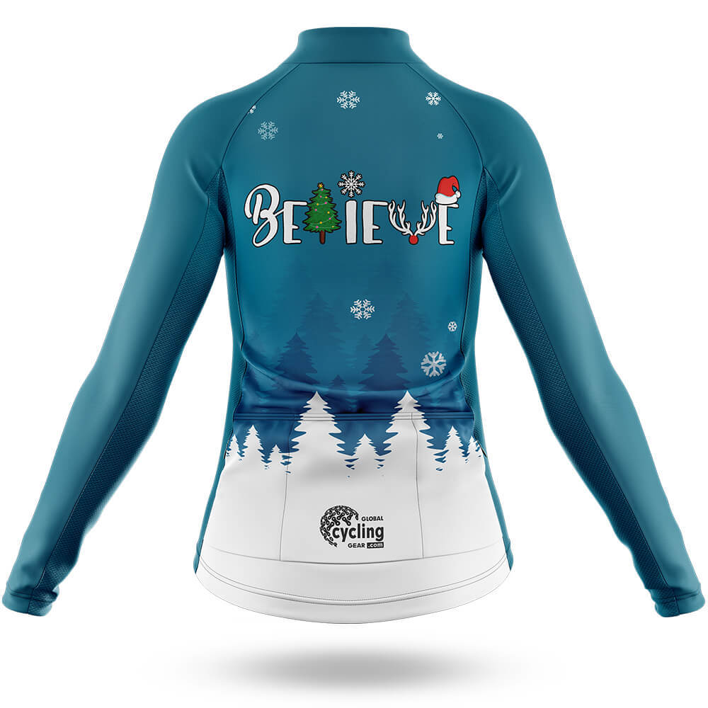 Believe Christmas - Women - Cycling Kit-Full Set-Global Cycling Gear