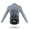 Classic Gradient - Grey - Men's Cycling Kit-Full Set-Global Cycling Gear