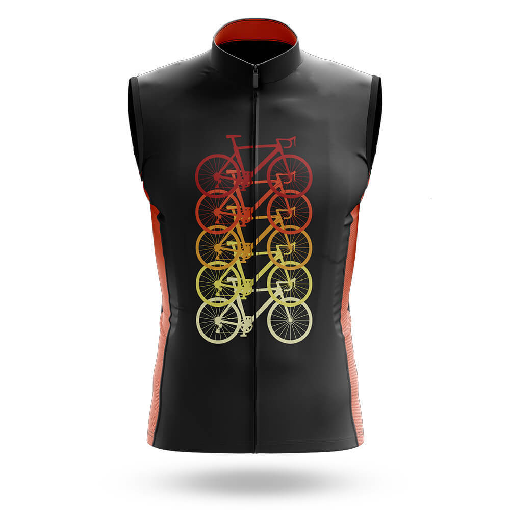 Retro Bike - Men's Sleeveless Jersey-S-Global Cycling Gear