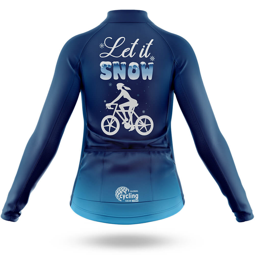 Let It Snow - Women - Cycling Kit-Full Set-Global Cycling Gear