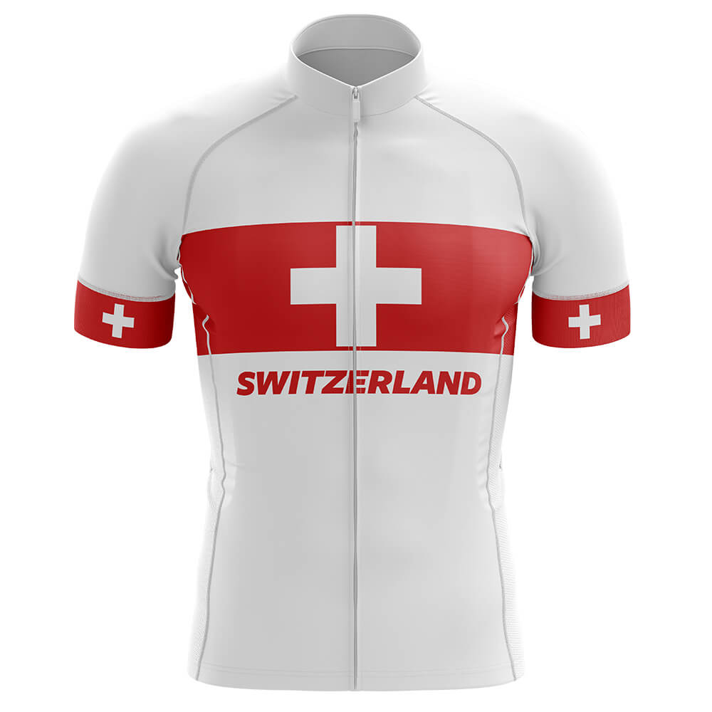 Switzerland V4 - Men's Cycling Kit-Jersey Only-Global Cycling Gear