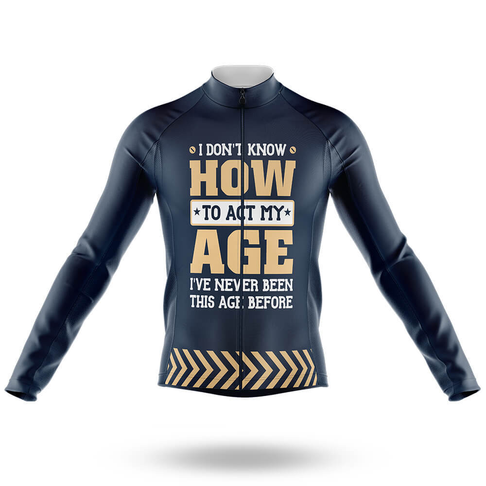 Act My Age - Men's Cycling Kit-Long Sleeve Jersey-Global Cycling Gear