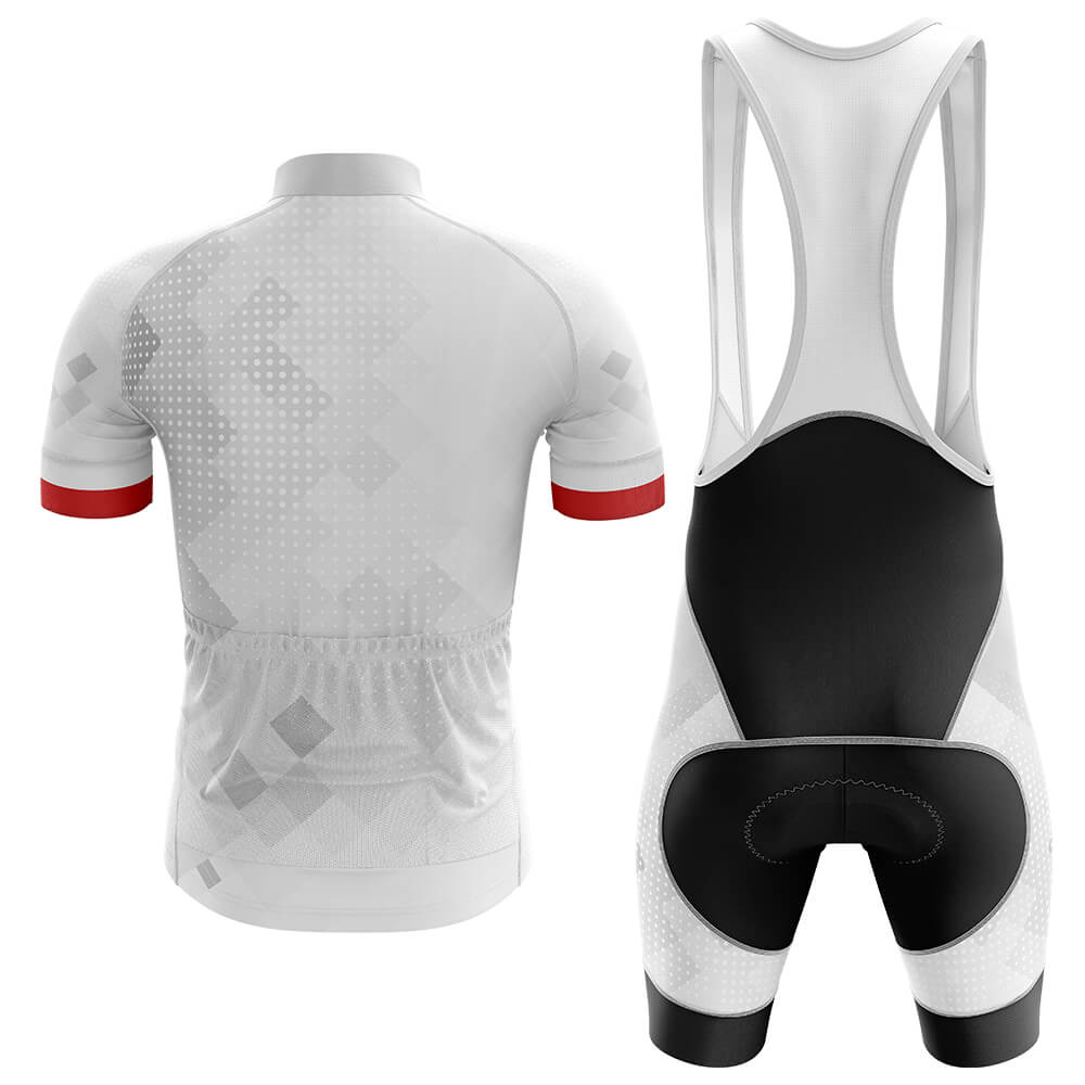 Poland V2 - Men's Cycling Kit-Jersey + Bibs-Global Cycling Gear
