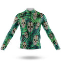 Aloha Skull - Men's Cycling Kit-Long Sleeve Jersey-Global Cycling Gear