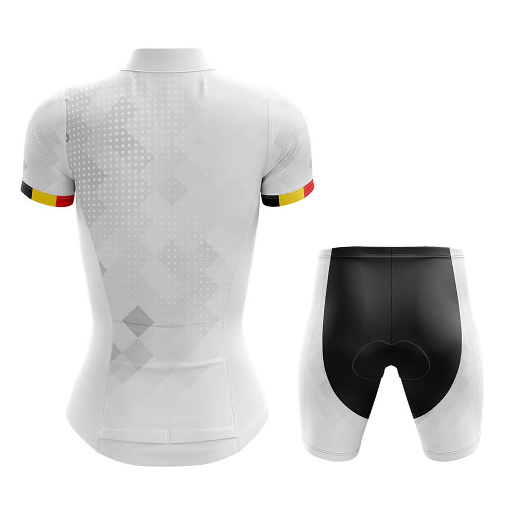 Belgium - Women's Cycling Kit-Jersey + Shorts-Global Cycling Gear