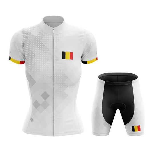 Belgium - Women's Cycling Kit-Jersey + Shorts-Global Cycling Gear