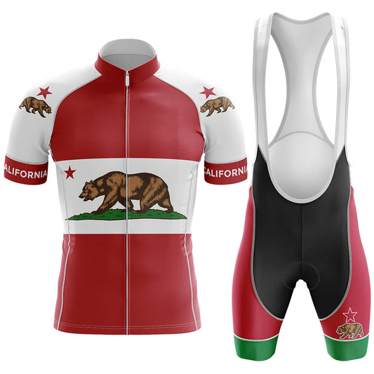 California Men's Cycling Kit-Jersey + Bibs-Global Cycling Gear
