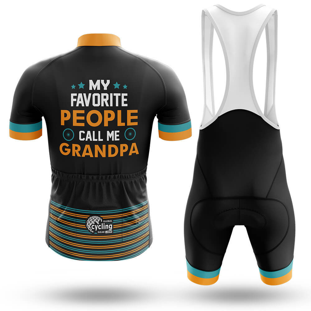 Call Me Grandpa - Men's Cycling Kit-Full Set-Global Cycling Gear