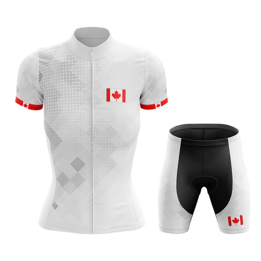 Canada - Women's Cycling Kit-Jersey + Shorts-Global Cycling Gear
