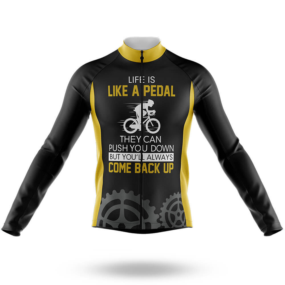 Come Back Up - Men's Cycling Kit-Long Sleeve Jersey-Global Cycling Gear