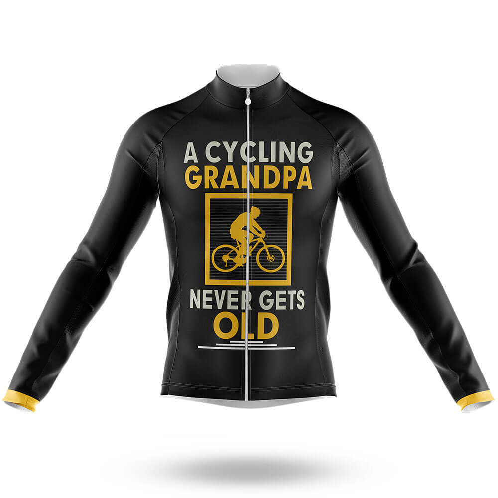 Cycling Grandpa V6 - Men's Cycling Kit-Long Sleeve Jersey-Global Cycling Gear