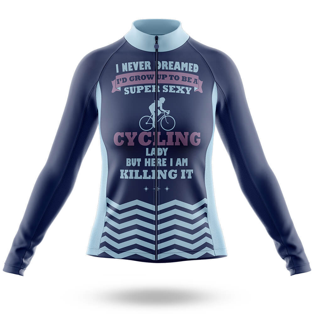 Cycling Lady - Women - Cycling Kit-Long Sleeve Jersey-Global Cycling Gear