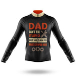 Dad Can Fix - Men's Cycling Kit-Long Sleeve Jersey-Global Cycling Gear