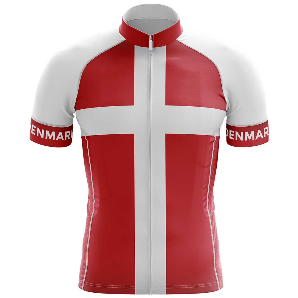 Denmark Men's Cycling Kit-Jersey Only-Global Cycling Gear