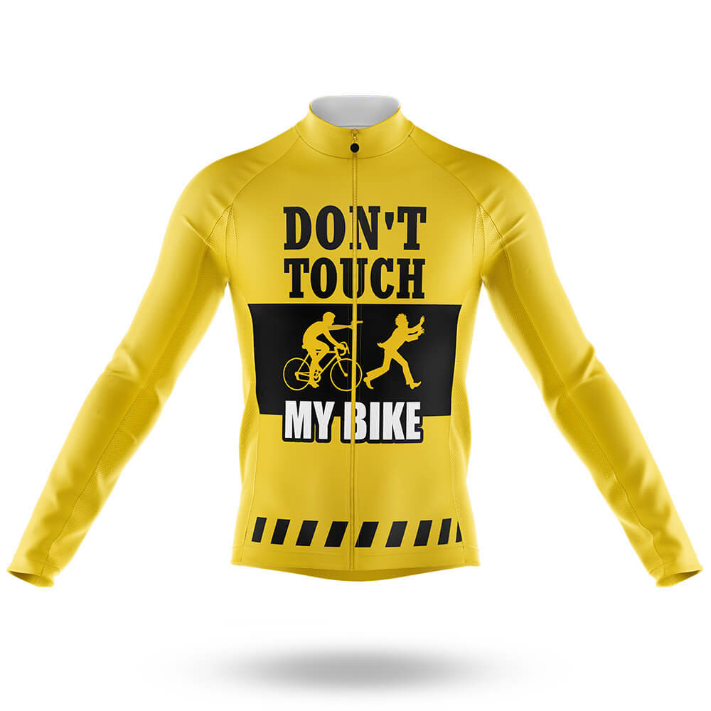 Don't Touch My Bike - Men's Cycling Kit-Long Sleeve Jersey-Global Cycling Gear