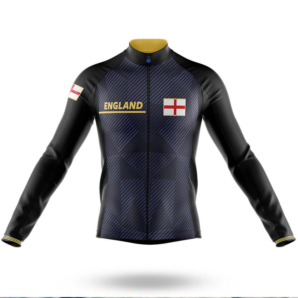 England S2 - Men's Cycling Kit-Long Sleeve Jersey-Global Cycling Gear